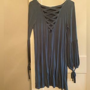 Two American Eagle Outfitters sweater dresses